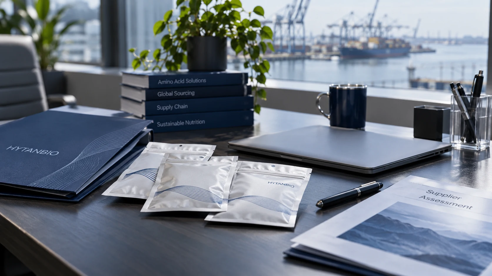 Protected Amino Acids — Commercial supply planning HYTANBIO illustrative business scene