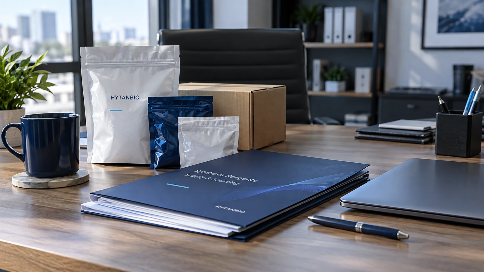 Synthesis Reagents — Commercial supply planning HYTANBIO illustrative business scene