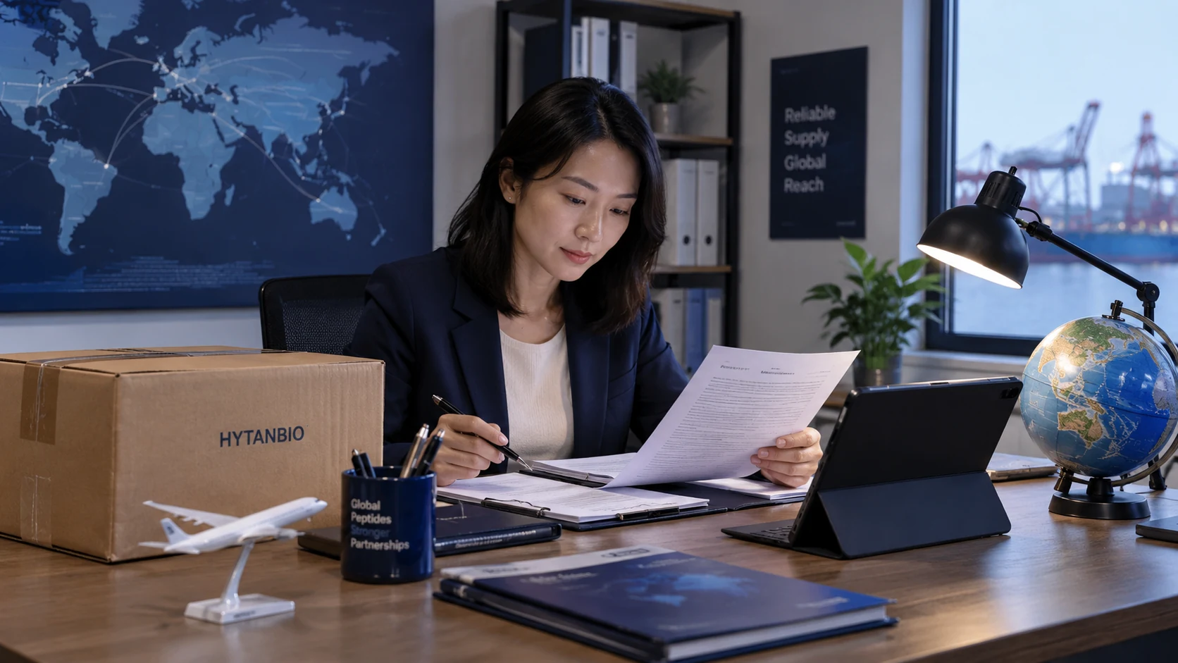 How to Prepare a Bulk Peptide Enquiry illustrative business scene