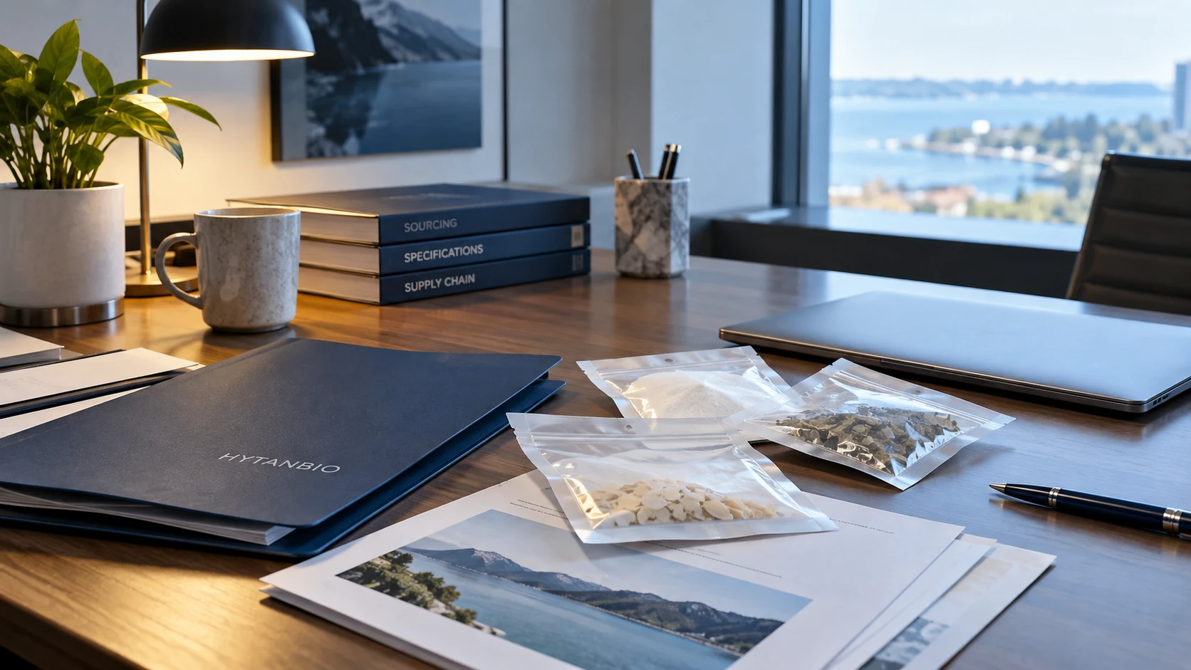 Cookie and Analytics Choices — Commercial supply planning HYTANBIO illustrative business scene