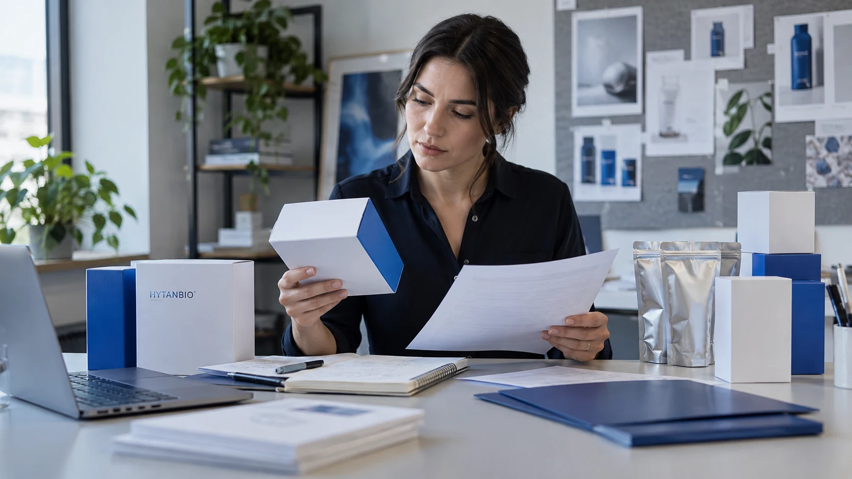 Request Product Documents illustrative business scene