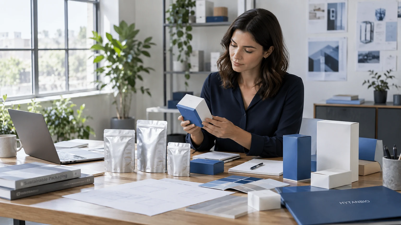 Knowledge for Better Procurement — Packaging development HYTANBIO illustrative business scene