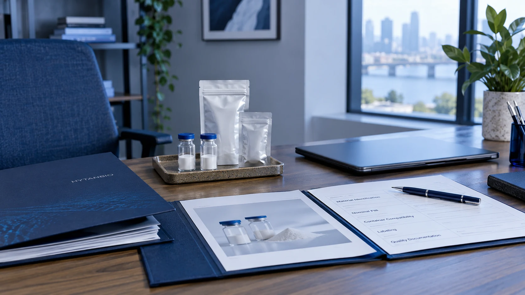 Lyophilized Powder OEM — Commercial supply planning HYTANBIO illustrative business scene