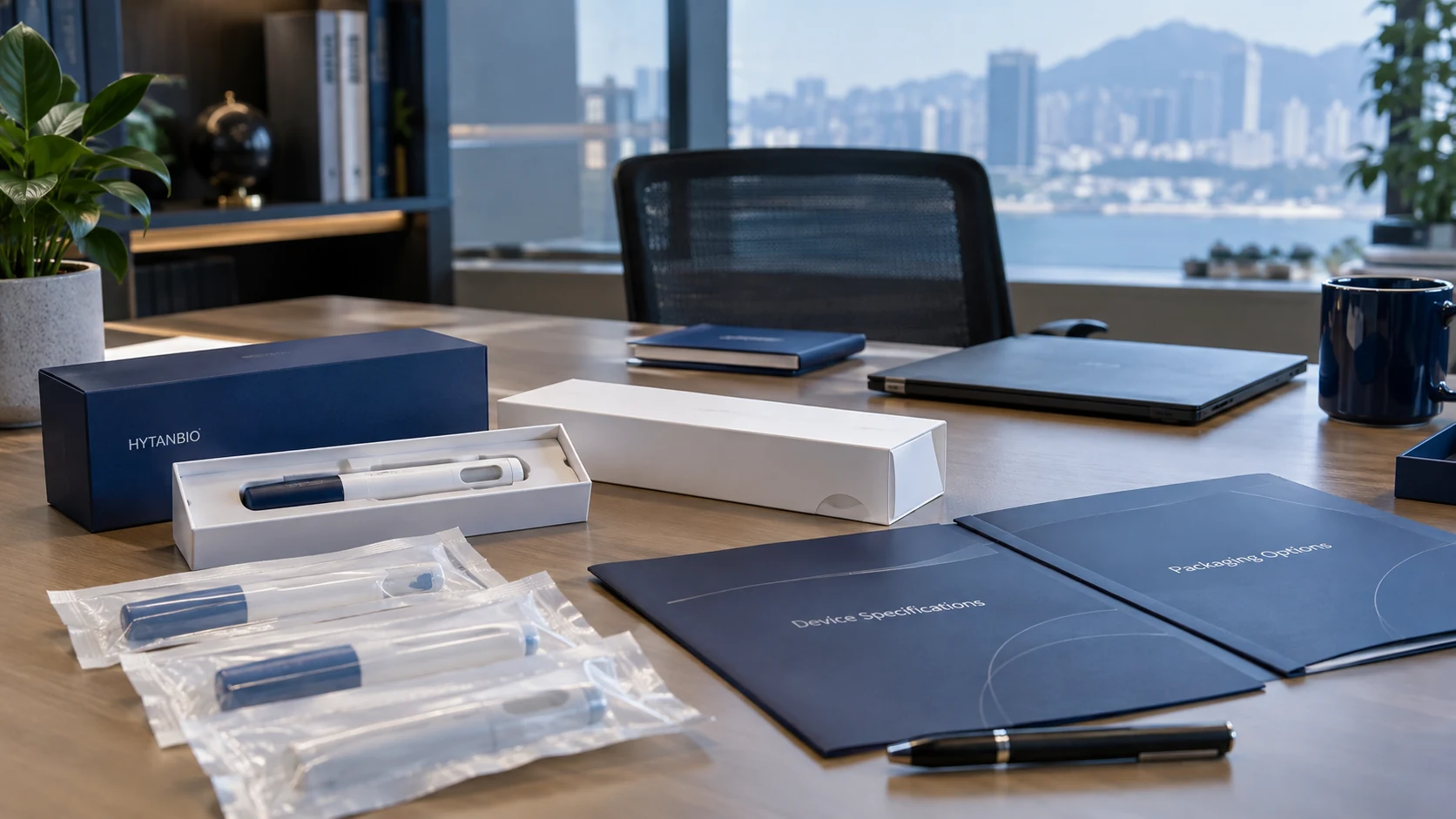 Pen Device Project Qualification illustrative business scene