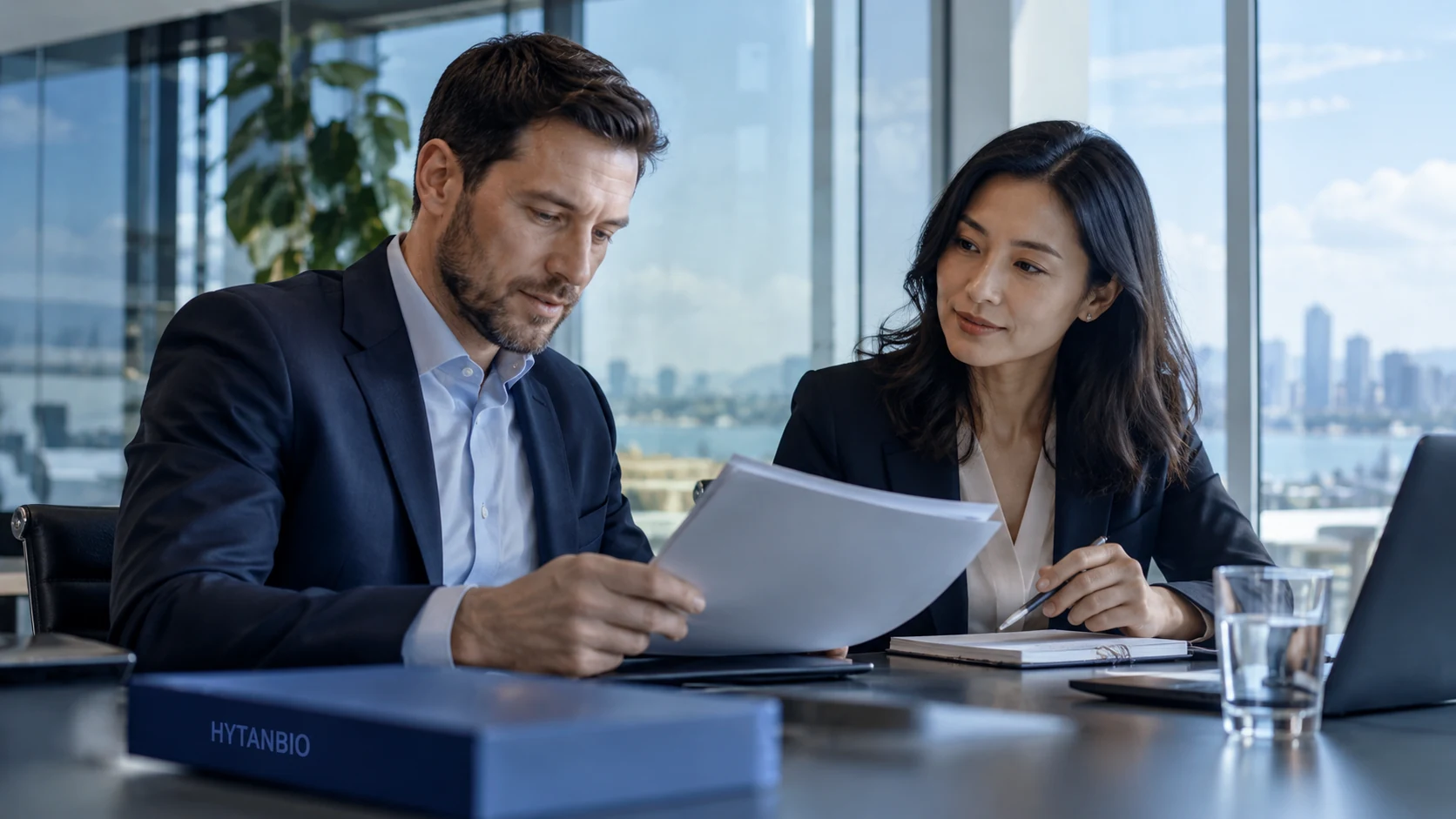 Privacy Notice — Business qualification review HYTANBIO illustrative business scene