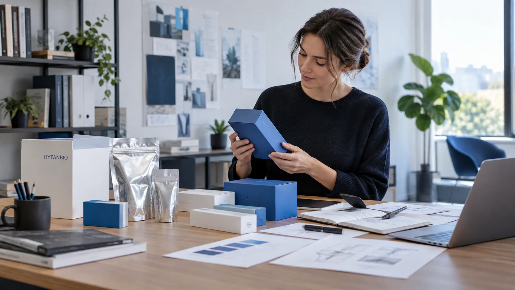 Privacy Notice — Packaging development HYTANBIO illustrative business scene