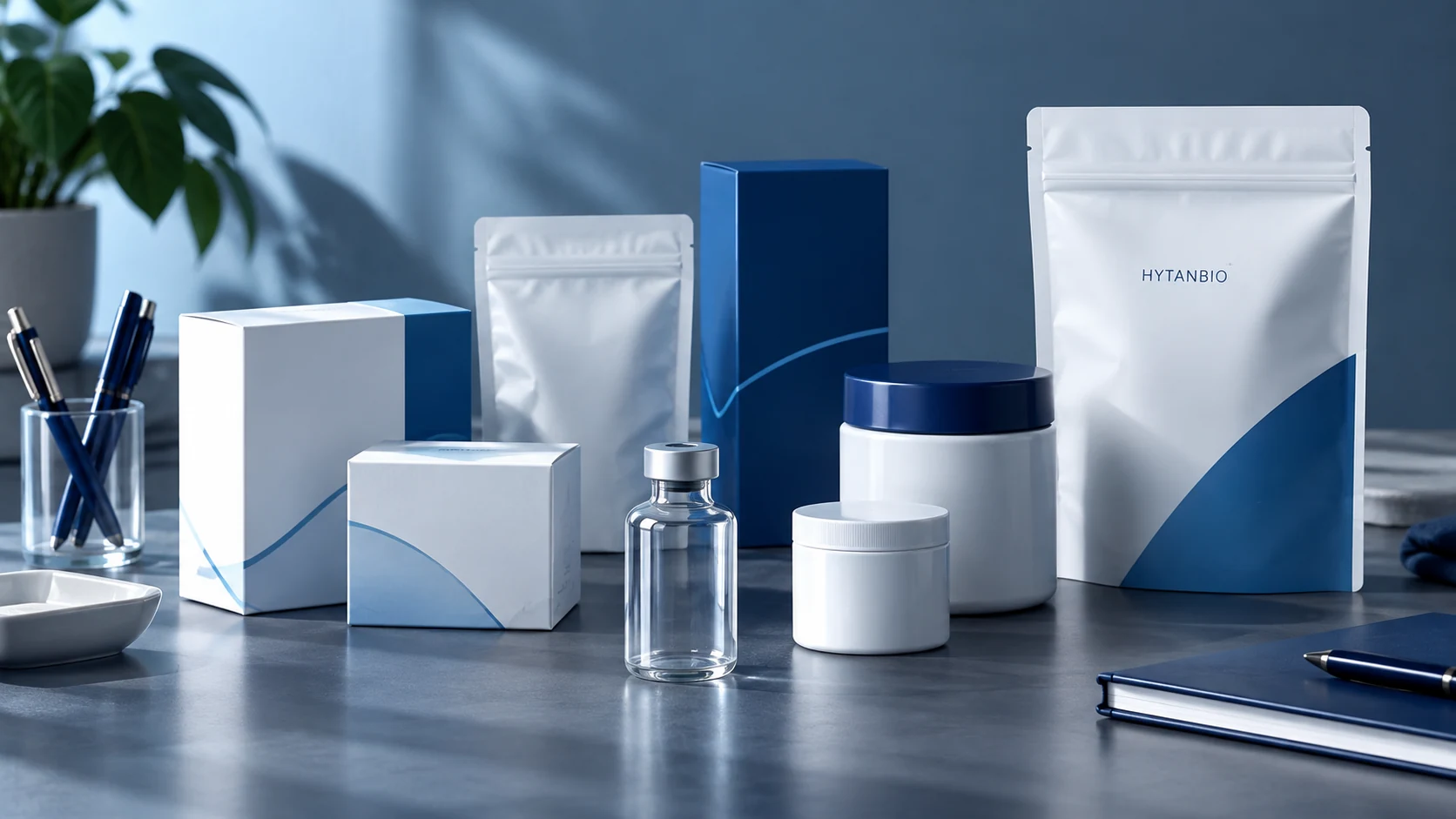 Product Use and Qualification — Packaging format concepts HYTANBIO illustrative business scene