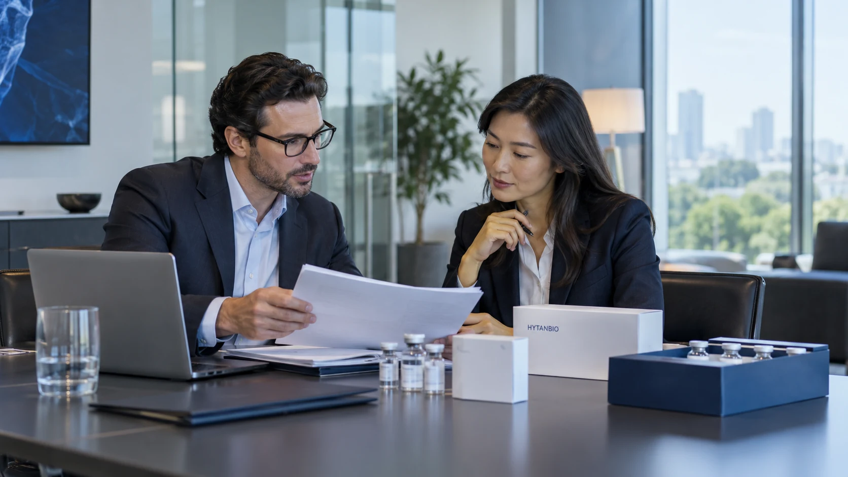 Explore the product portfolio — Business qualification review HYTANBIO illustrative business scene