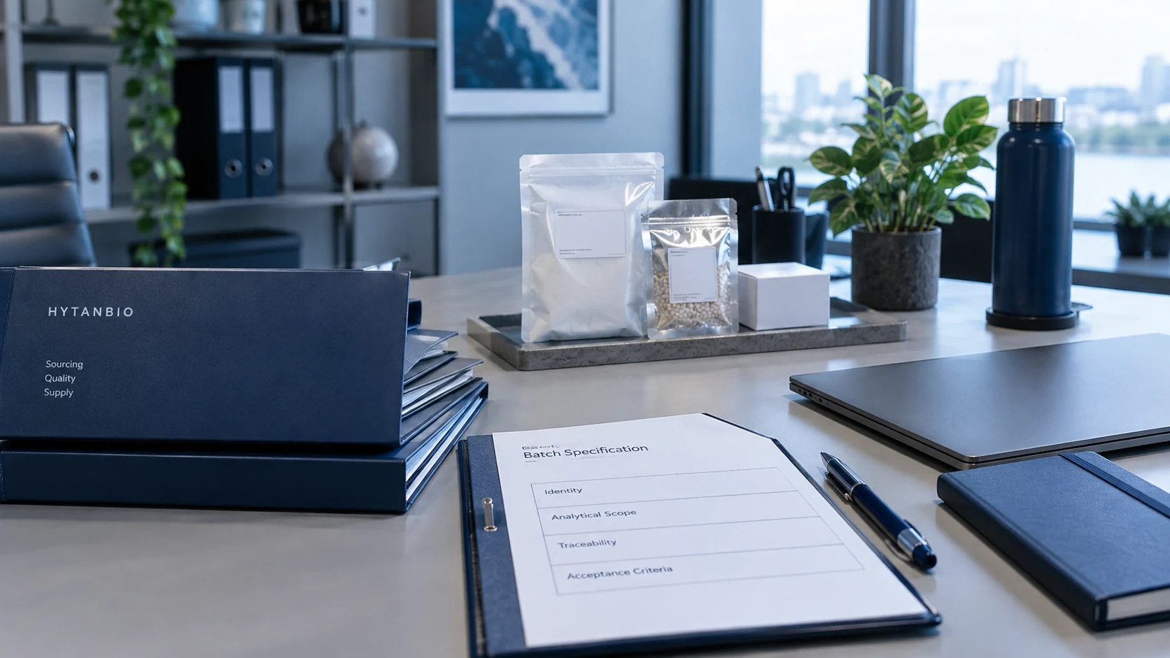 Quality and Batch Documentation — Commercial supply planning HYTANBIO illustrative business scene