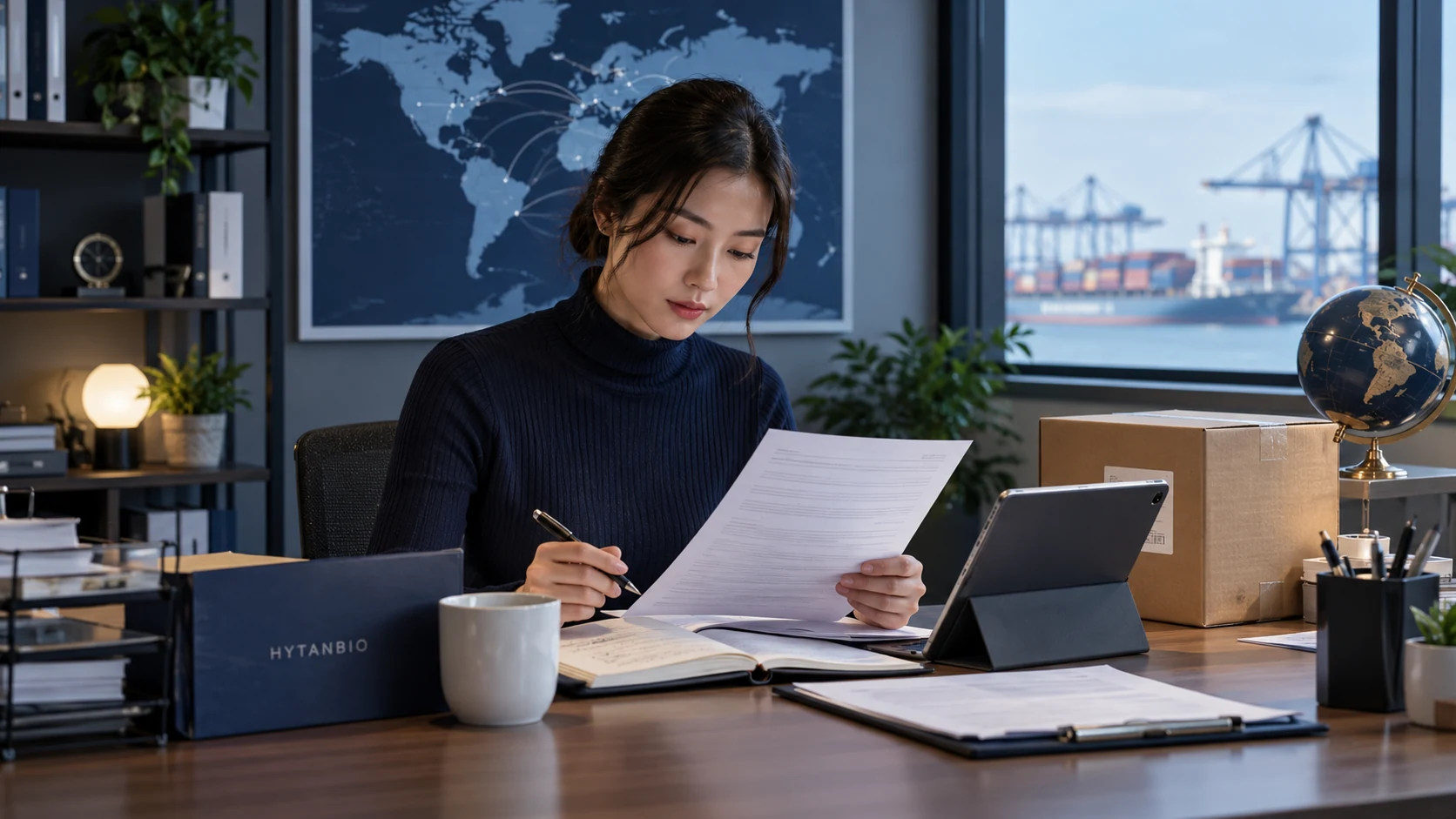 How to Read a Peptide COA illustrative business scene