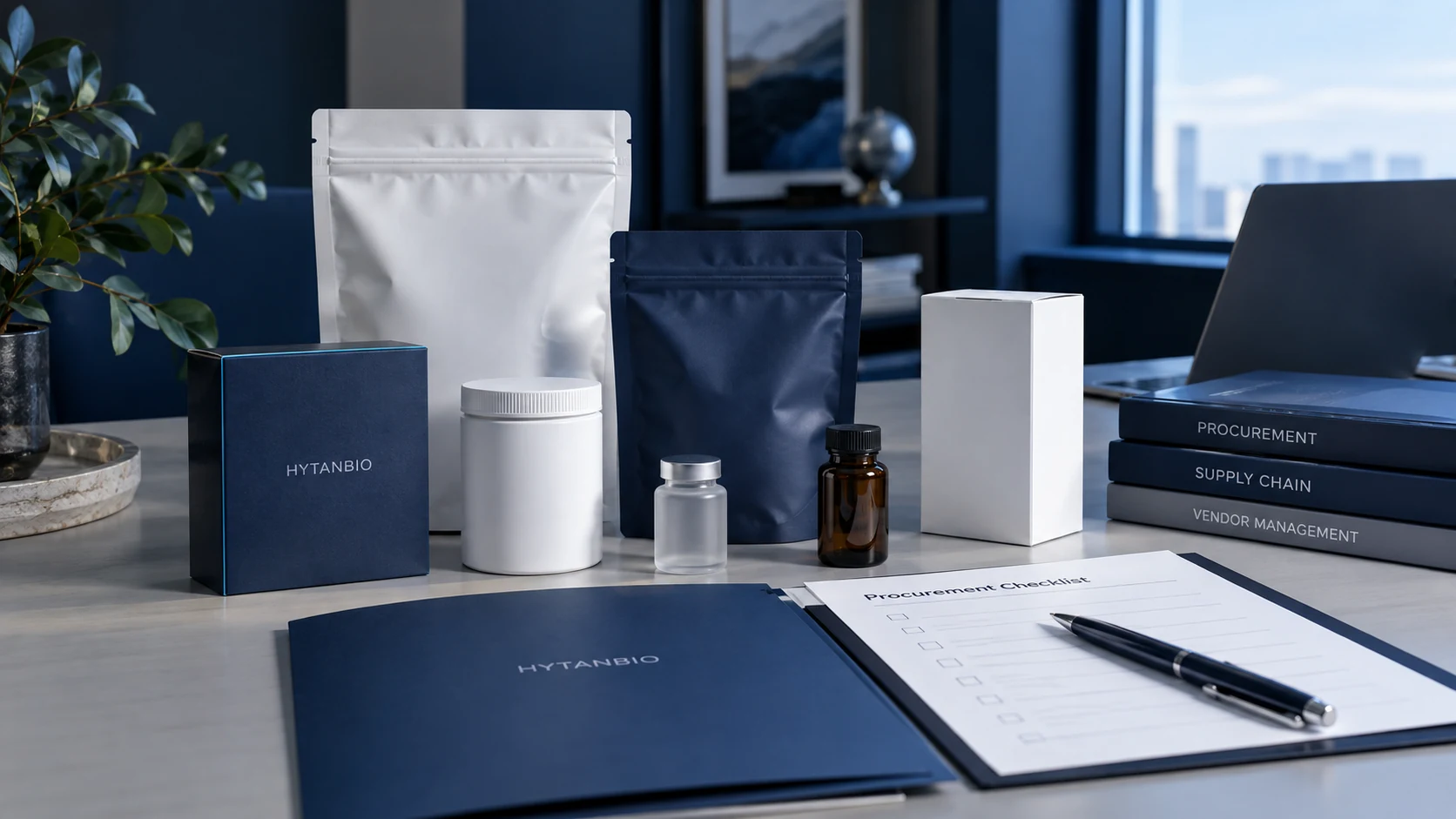 Business Resources — Packaging format concepts HYTANBIO illustrative business scene