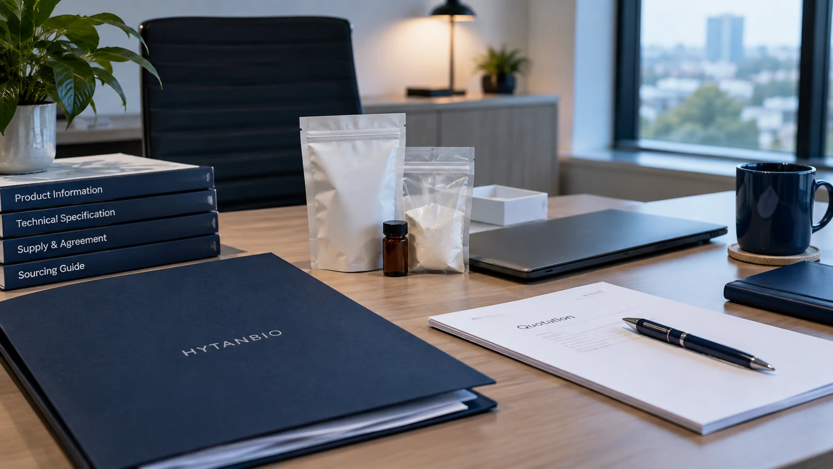 Terms of Business Enquiry — Commercial supply planning HYTANBIO illustrative business scene