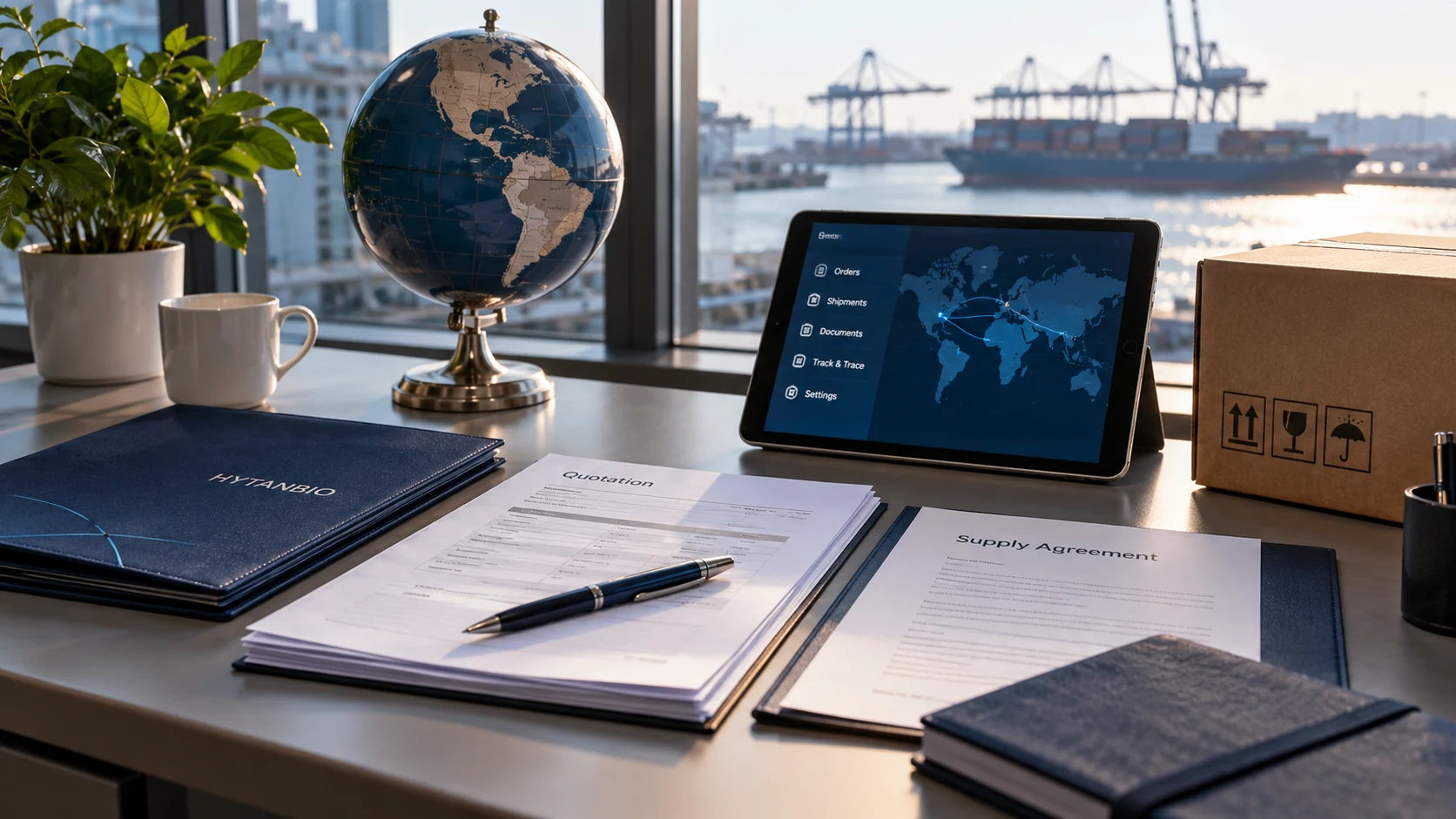 Terms of Business Enquiry — Export preparation HYTANBIO illustrative business scene