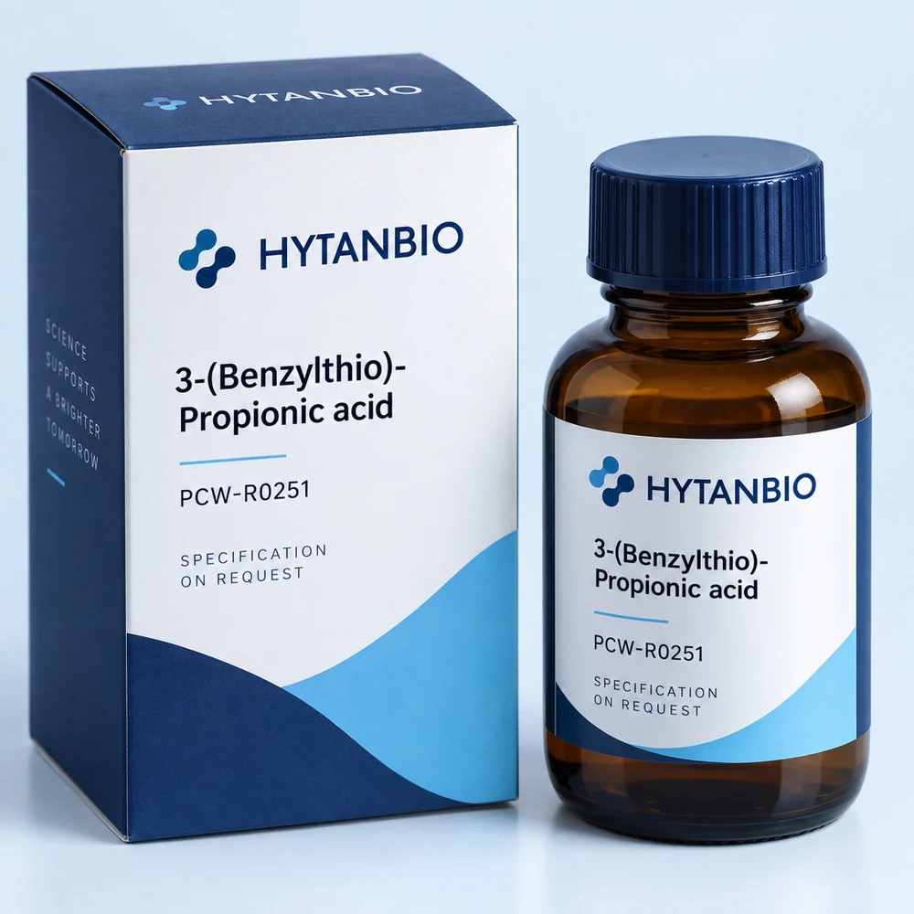 HYTANBIO 3-(Benzylthio)-Propionic acid packaging concept for business supply review