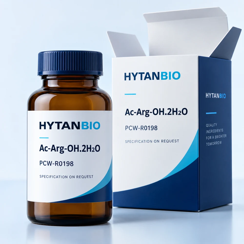 HYTANBIO Ac-Arg-OH.2H2O packaging concept for business supply review