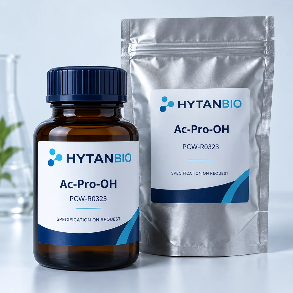 HYTANBIO Ac-Pro-OH packaging concept for business supply review