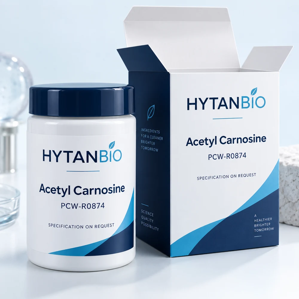 HYTANBIO Acetyl Carnosine packaging concept for business supply review