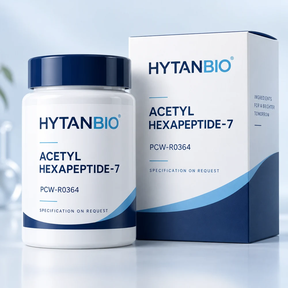 HYTANBIO ACETYL HEXAPEPTIDE-7 packaging concept for business supply review