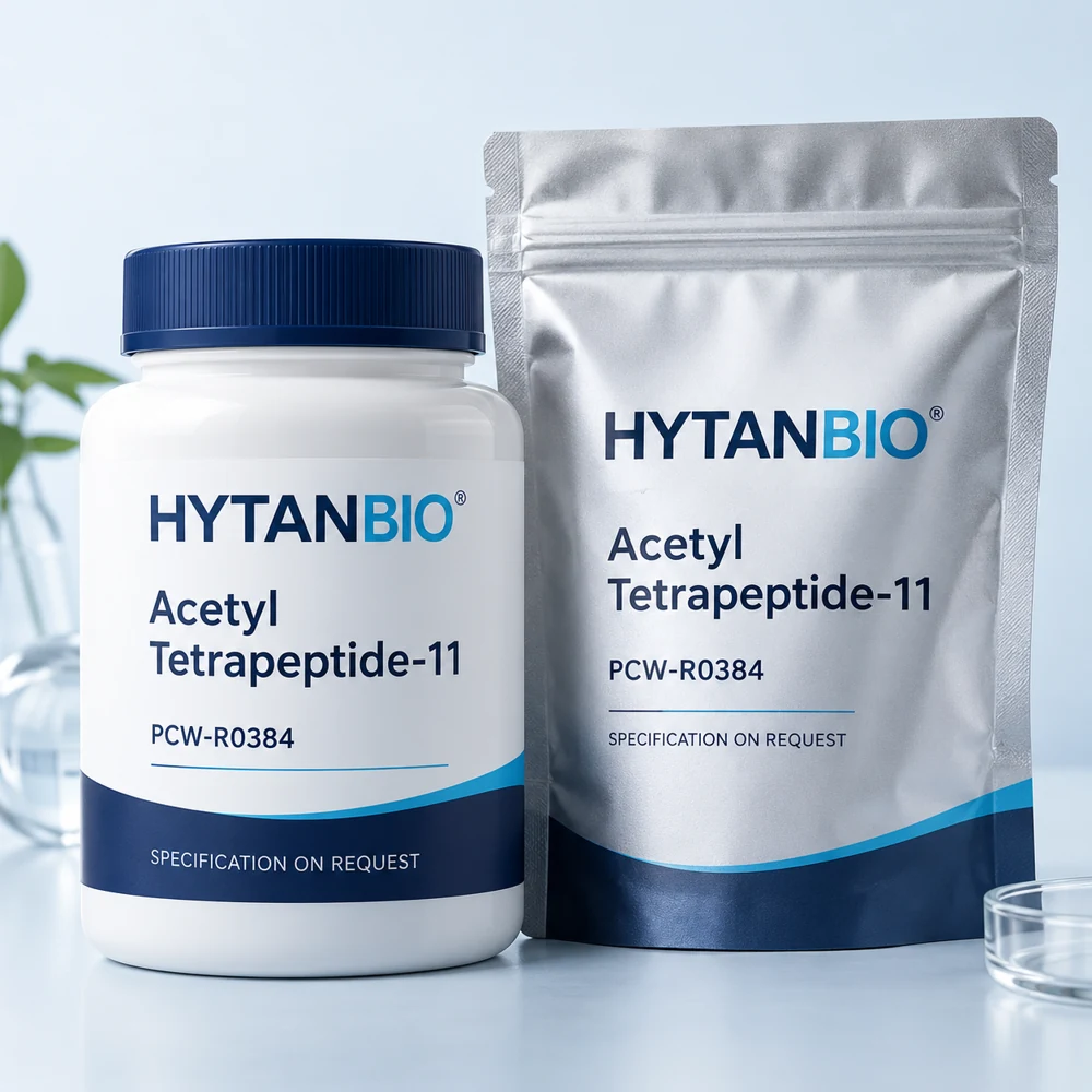 HYTANBIO Acetyl Tetrapeptide-11 packaging concept for business supply review