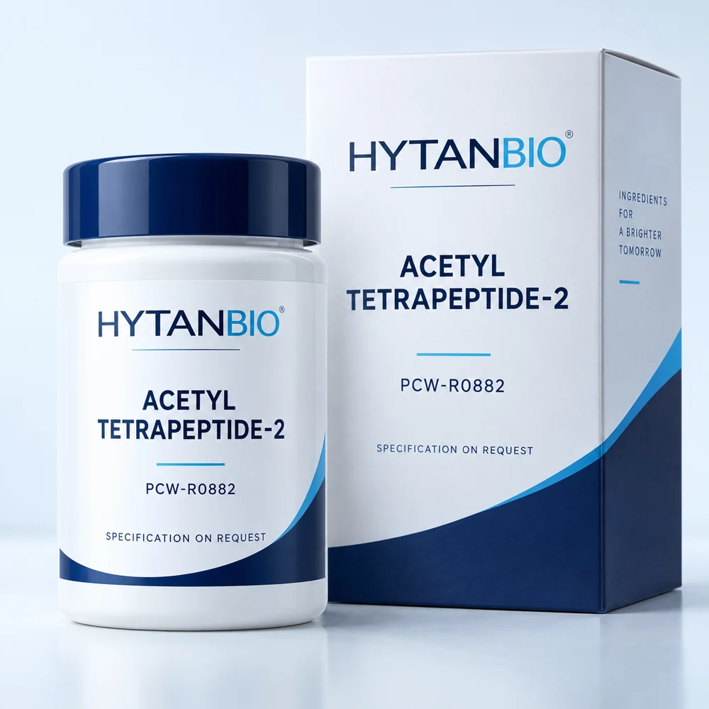 HYTANBIO ACETYL TETRAPEPTIDE-2 packaging concept for business supply review