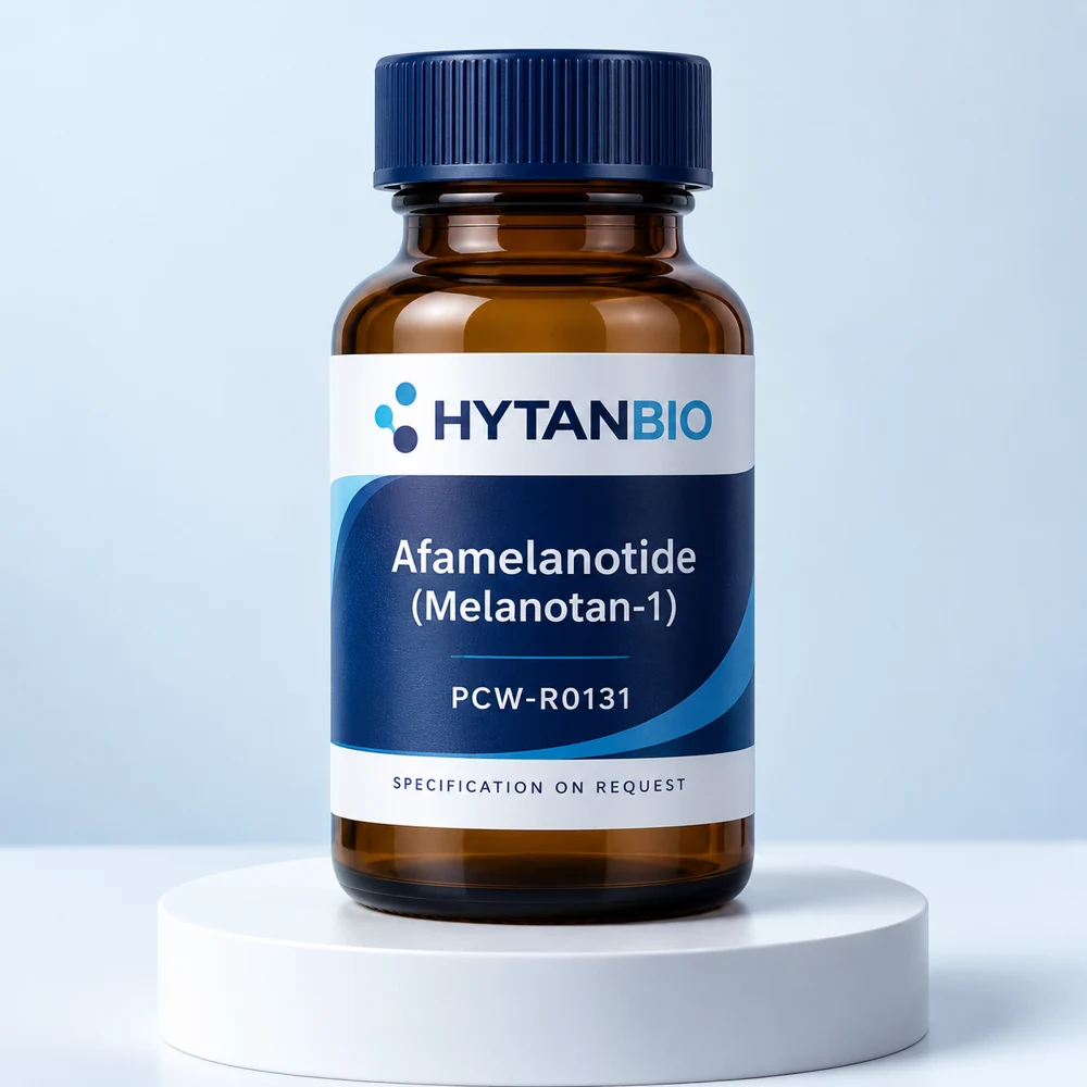 HYTANBIO Afamelanotide (Melanotan-1) packaging concept for business supply review