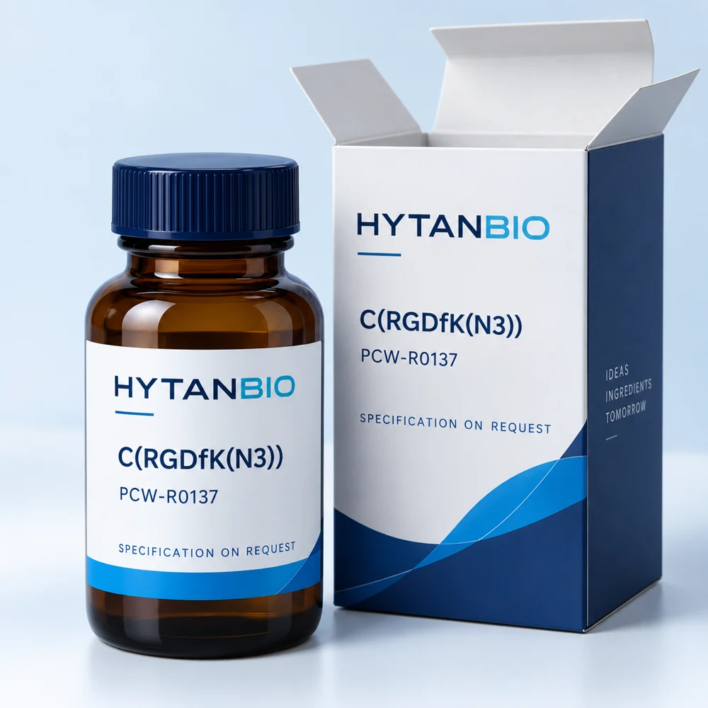 HYTANBIO C(RGDfK(N3)) packaging concept for business supply review