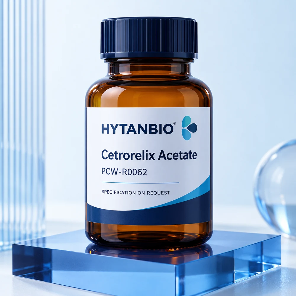 HYTANBIO Cetrorelix Acetate packaging concept for business supply review