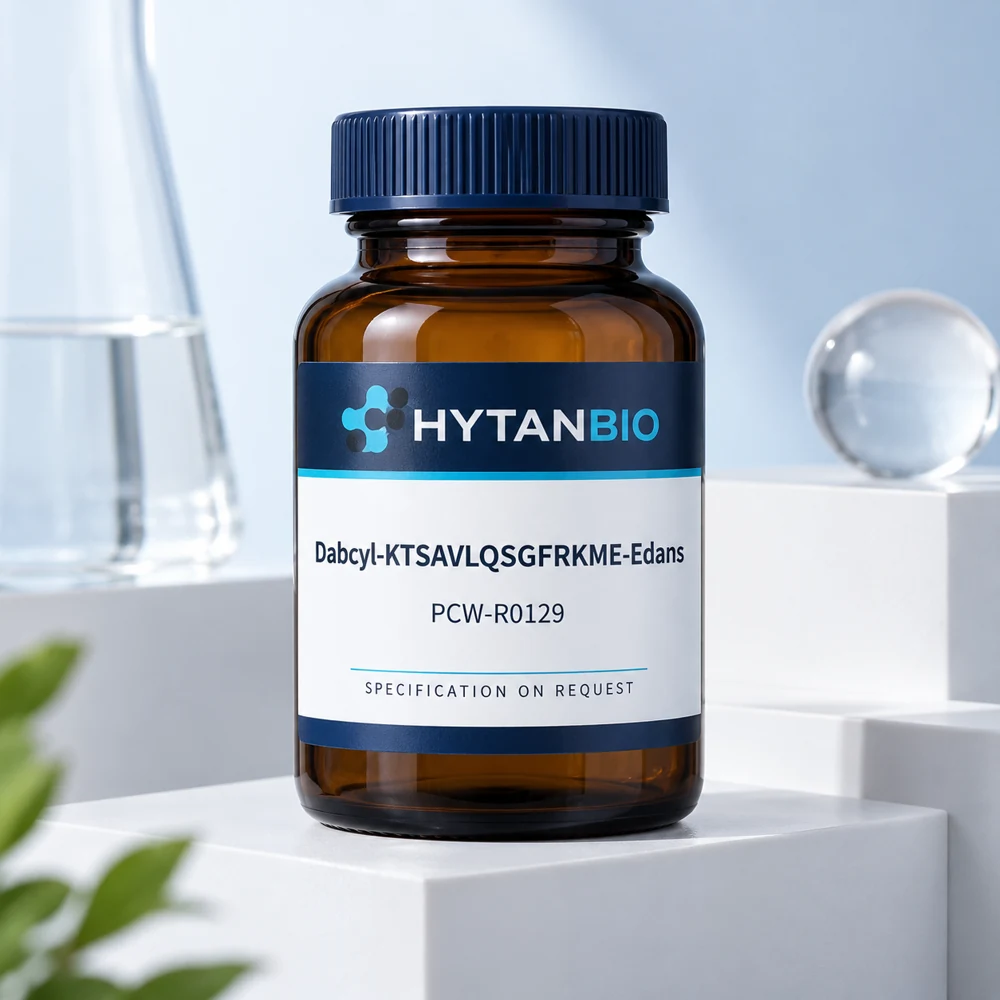 HYTANBIO Dabcyl-KTSAVLQSGFRKME-Edans packaging concept for business supply review