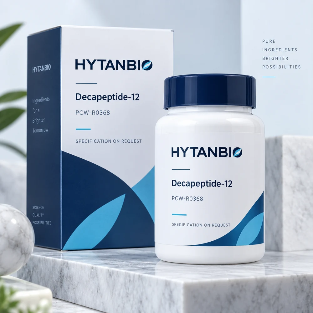HYTANBIO Decapeptide-12 packaging concept for business supply review