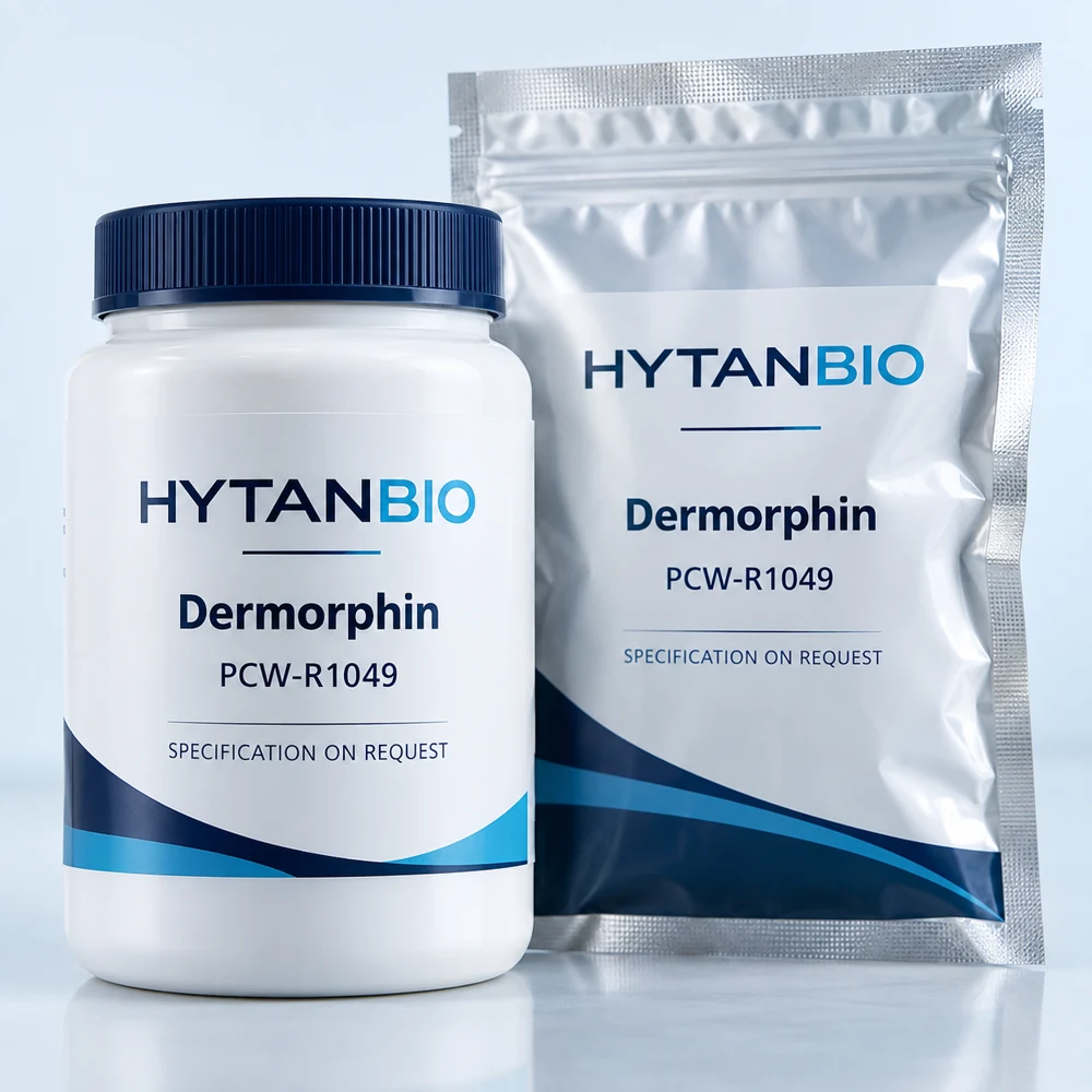 HYTANBIO Dermorphin packaging concept for business supply review