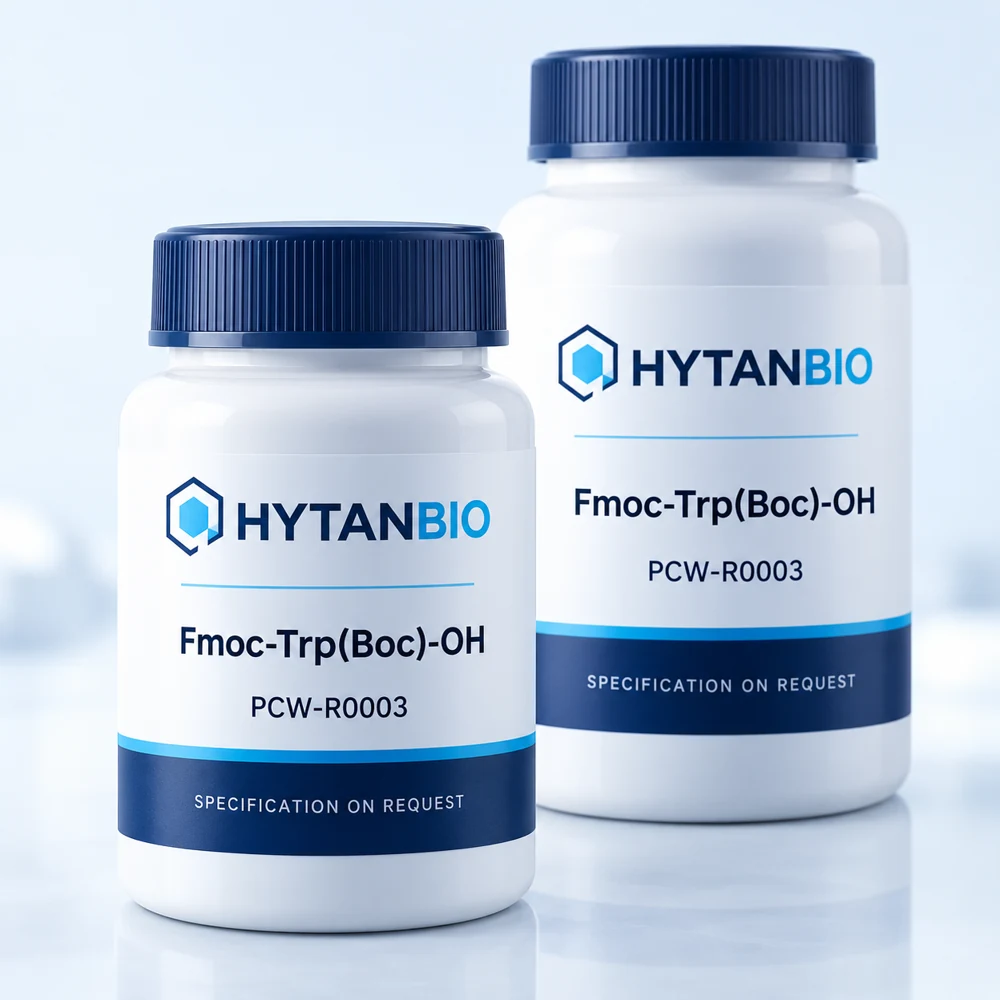 HYTANBIO Fmoc-Trp(Boc)-OH packaging concept for business supply review