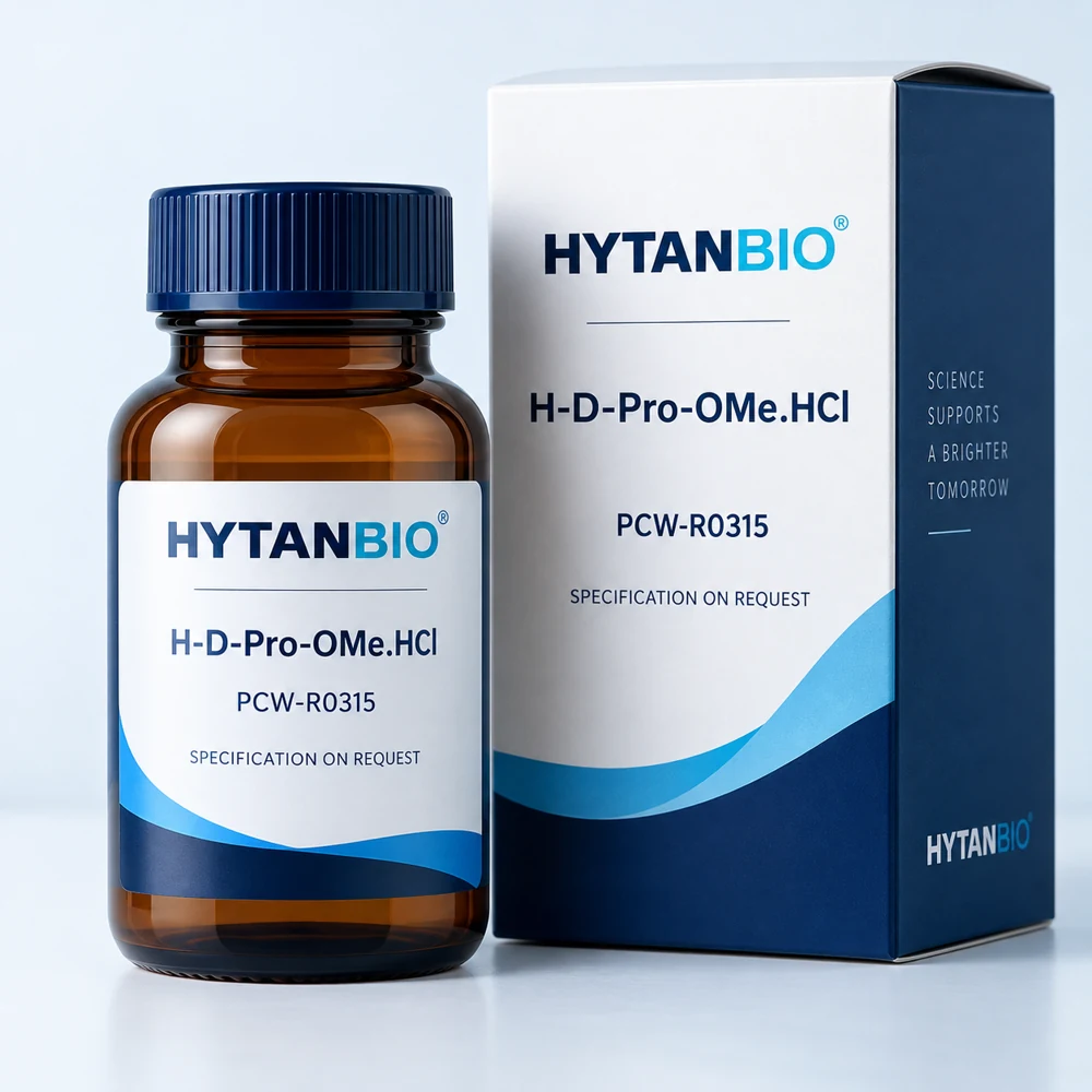 HYTANBIO H-D-Pro-OMe.HCl packaging concept for business supply review