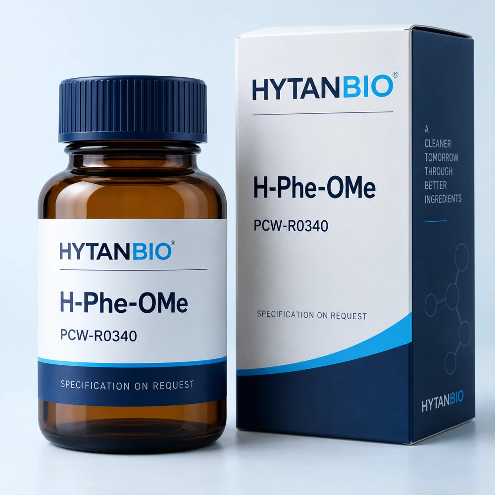 HYTANBIO H-Phe-OMe packaging concept for business supply review