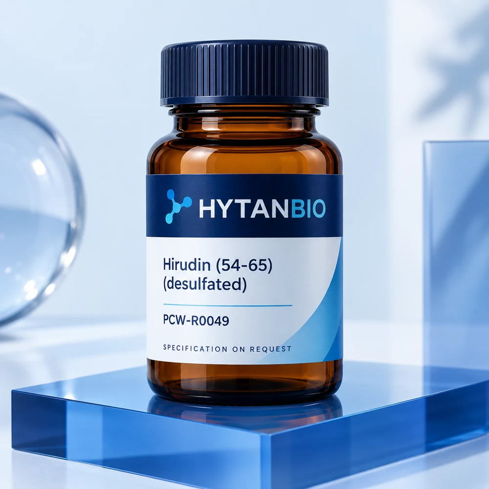 HYTANBIO Hirudin (54-65) (desulfated) packaging concept for business supply review