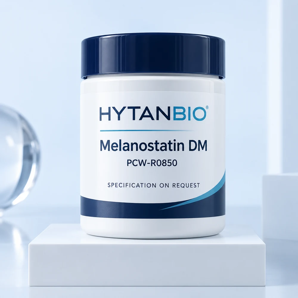 HYTANBIO Melanostatin DM packaging concept for business supply review