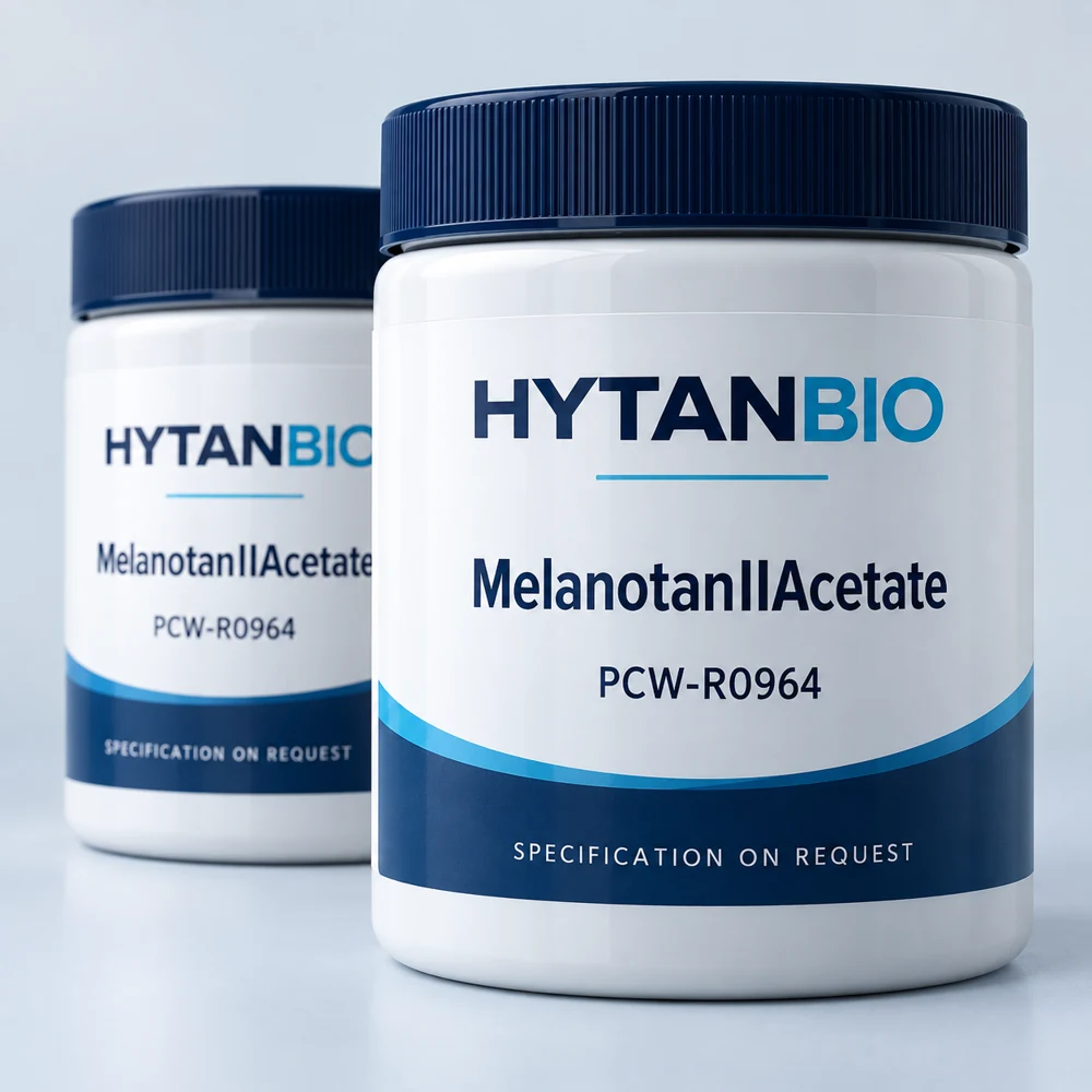 HYTANBIO MelanotanIIAcetate packaging concept for business supply review