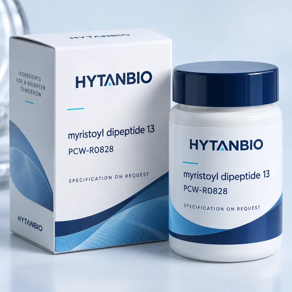 HYTANBIO myristoyl dipeptide 13 packaging concept for business supply review