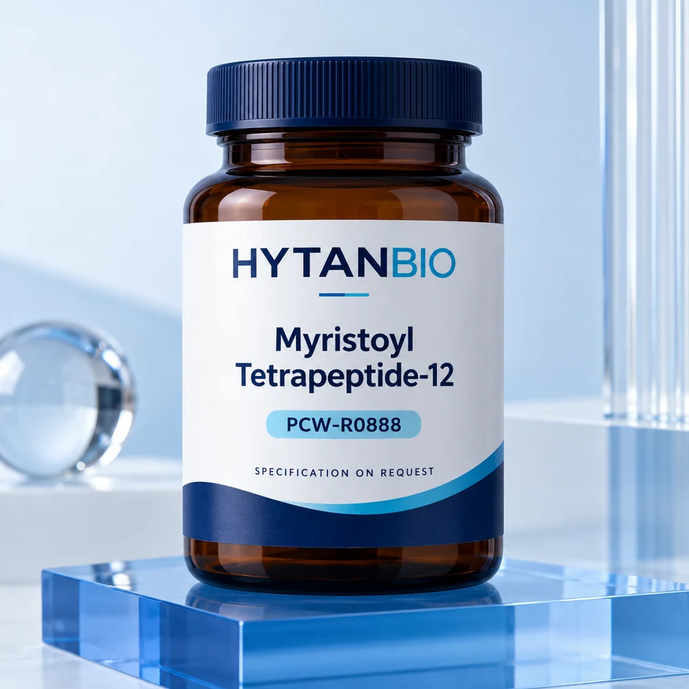 HYTANBIO Myristoyl Tetrapeptide-12 packaging concept for business supply review