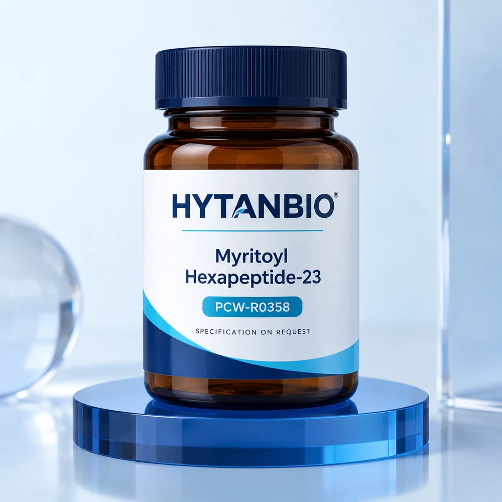 HYTANBIO Myritoyl Hexapeptide-23 packaging concept for business supply review