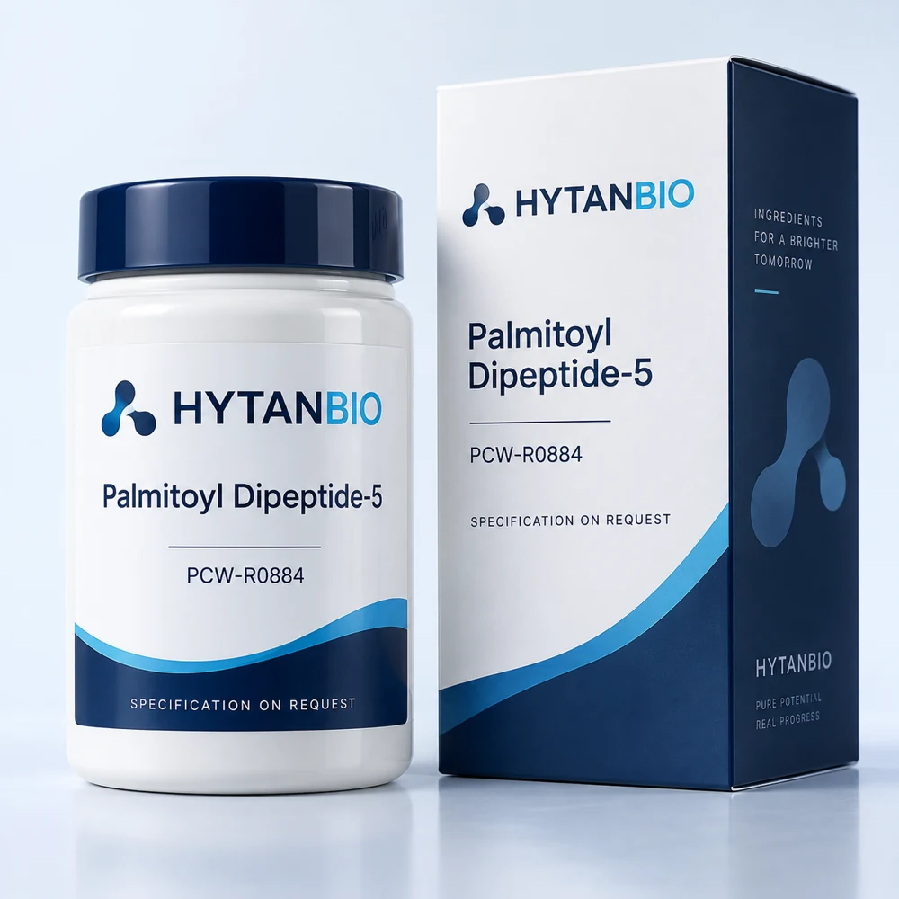 HYTANBIO Palmitoyl Dipeptide-5 packaging concept for business supply review