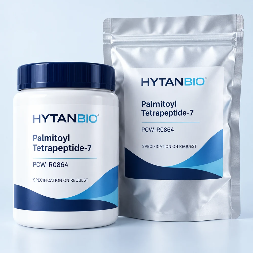 HYTANBIO Palmitoyl Tetrapeptide-7 packaging concept for business supply review