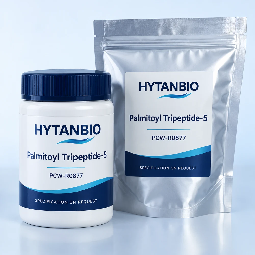 HYTANBIO Palmitoyl Tripeptide-5 packaging concept for business supply review