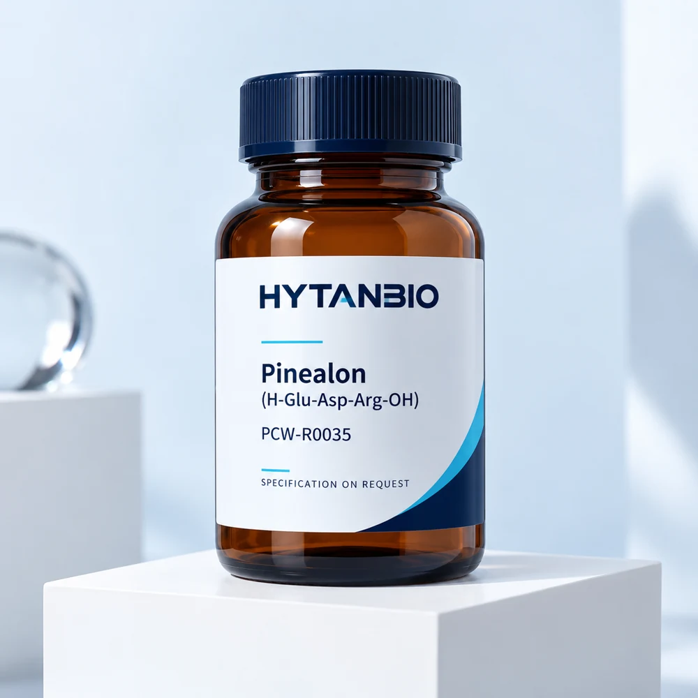 HYTANBIO Pinealon (H-Glu-Asp-Arg-OH) packaging concept for business supply review
