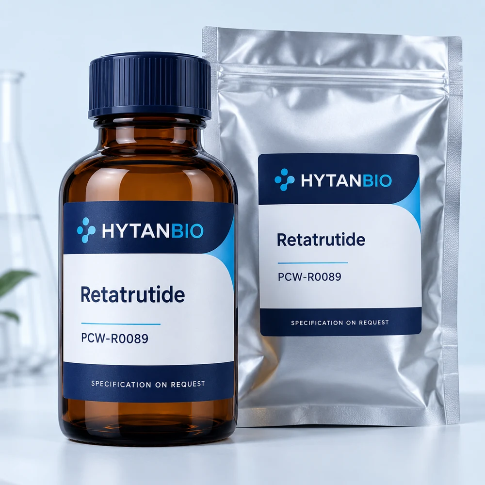 HYTANBIO Retatrutide packaging concept for business supply review
