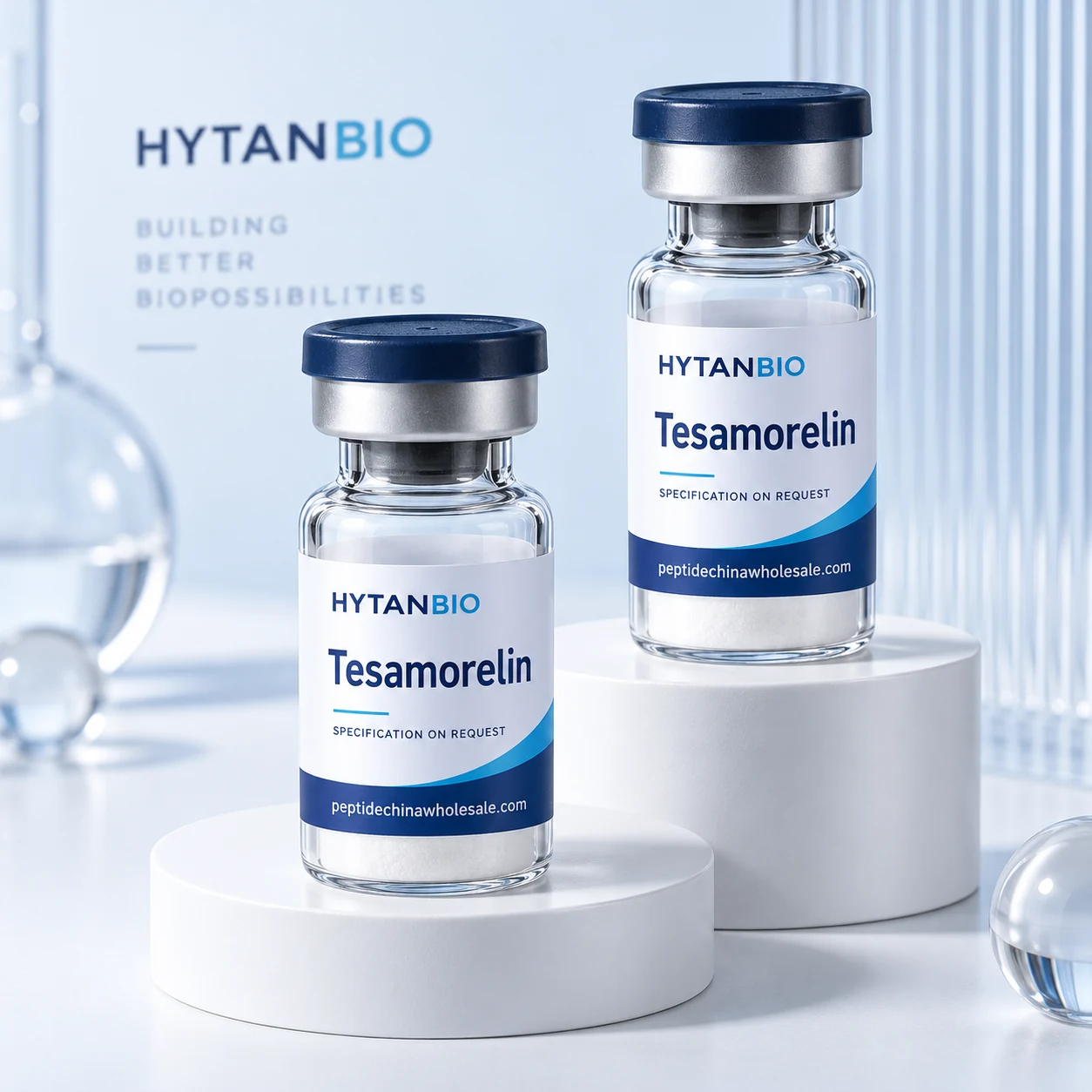 HYTANBIO Tesamorelin packaging concept for business supply review